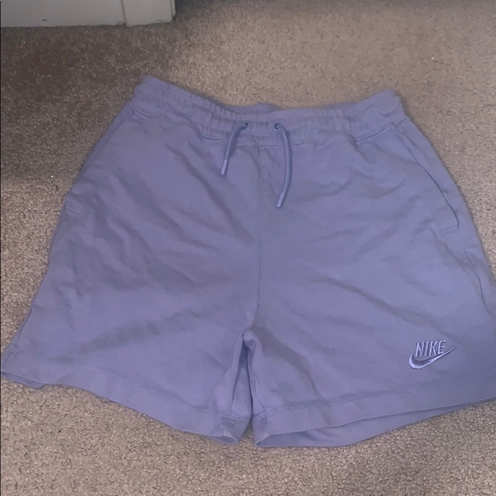 Lilac nike shorts